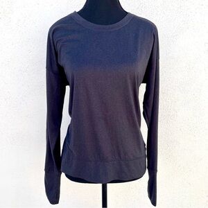 Leg3nd Athleisure Brand Long-Sleeve Crewneck Top Graphite Medium